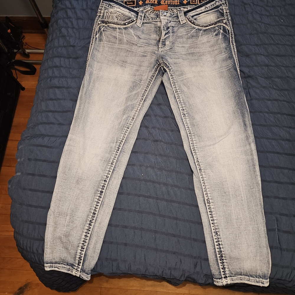 Rock Revival Light Wash Jeans